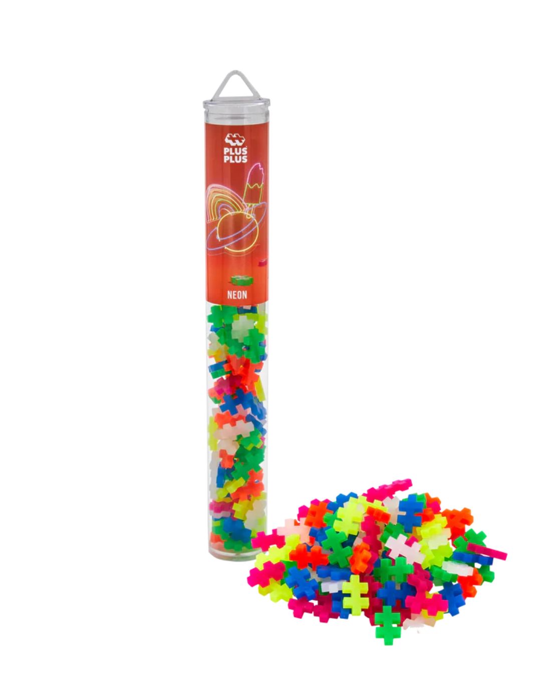 Plus Plus Tubo 100 peças- Neon