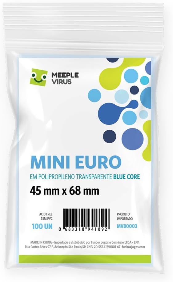Sleeve mini Euro- 45x68 (blue core)